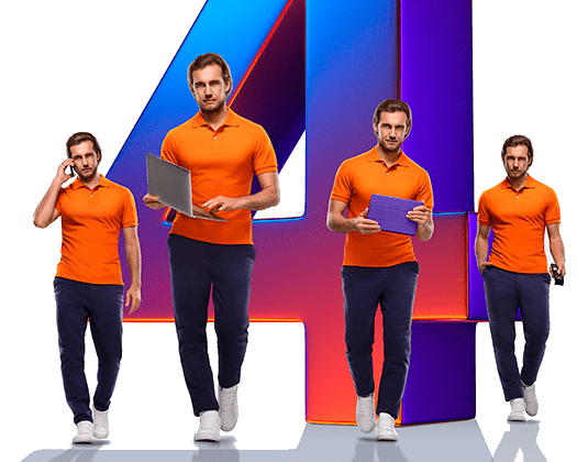 Великолепная четверка Ростелеком в деревня Вторая Подгородняя (Орловская область)